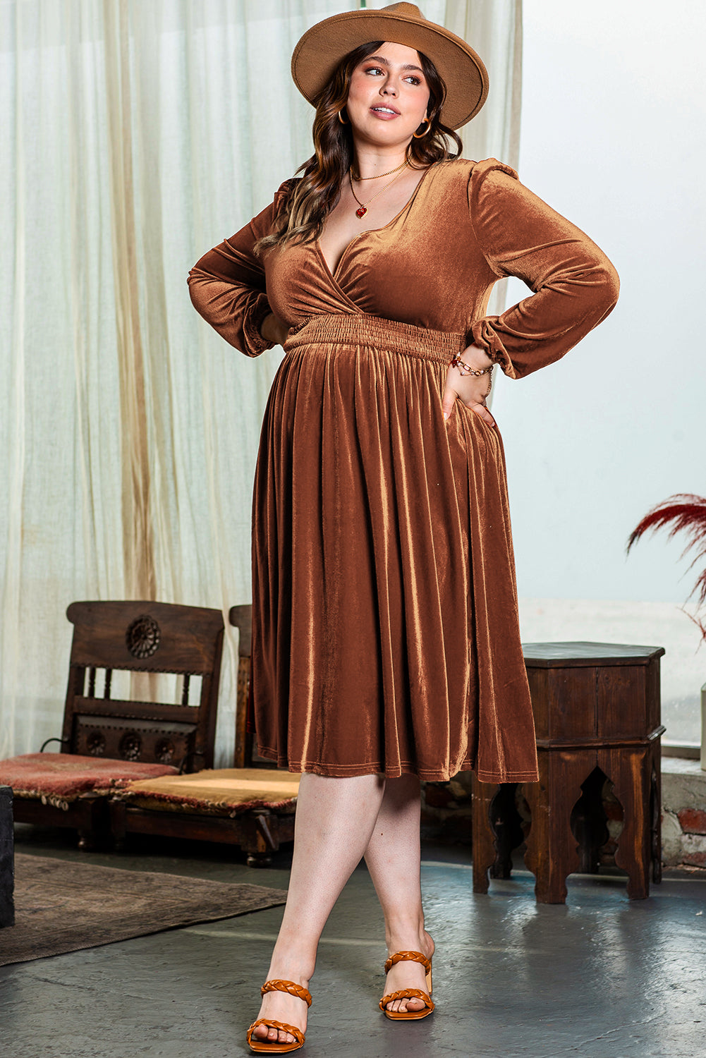 Sefa -  Plus Size Glamourjurk