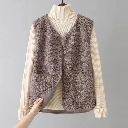 Cardigan -   klassieke  wollen vest