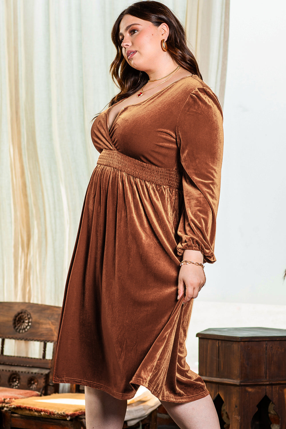 Sefa -  Plus Size Glamourjurk