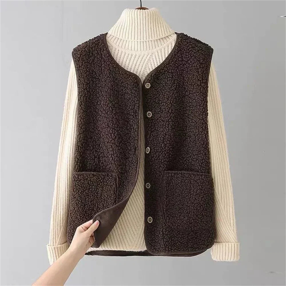 Cardigan -   klassieke  wollen vest