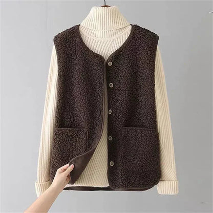 Cardigan -   klassieke  wollen vest